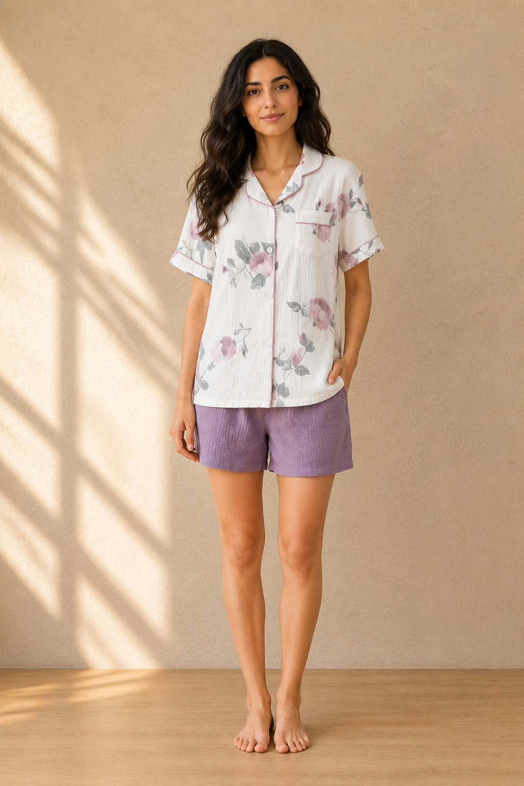 Ensemble pyjama femme 2 pièces | Nour