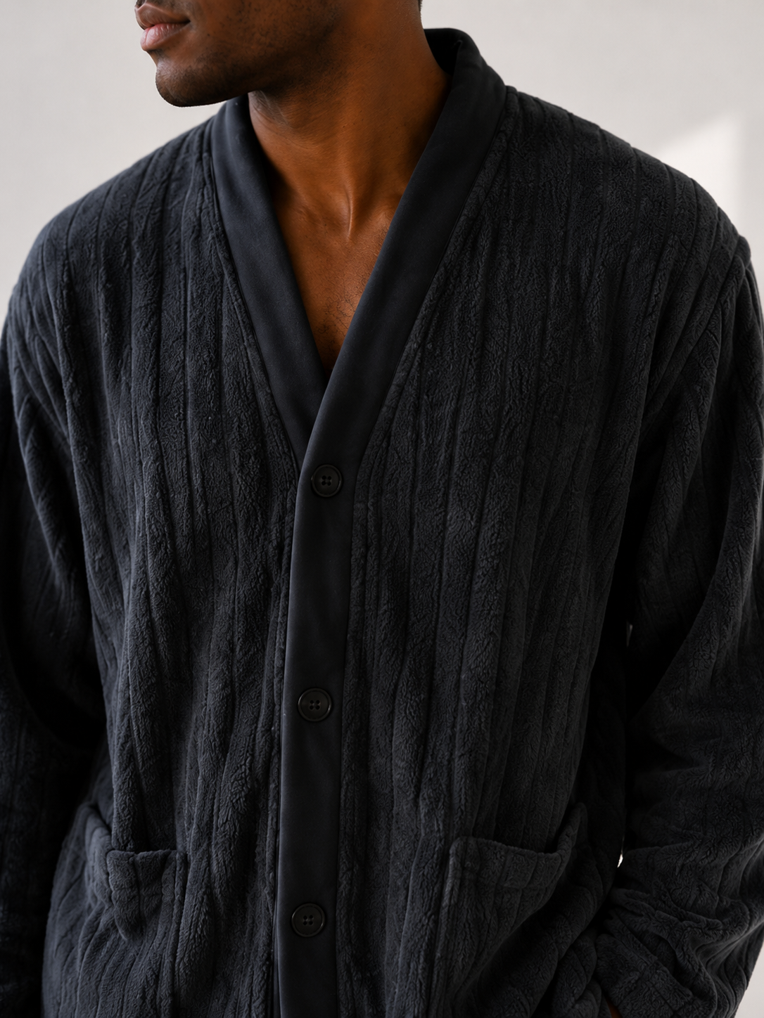 Ensemble pyjama polaire homme | Hivernal