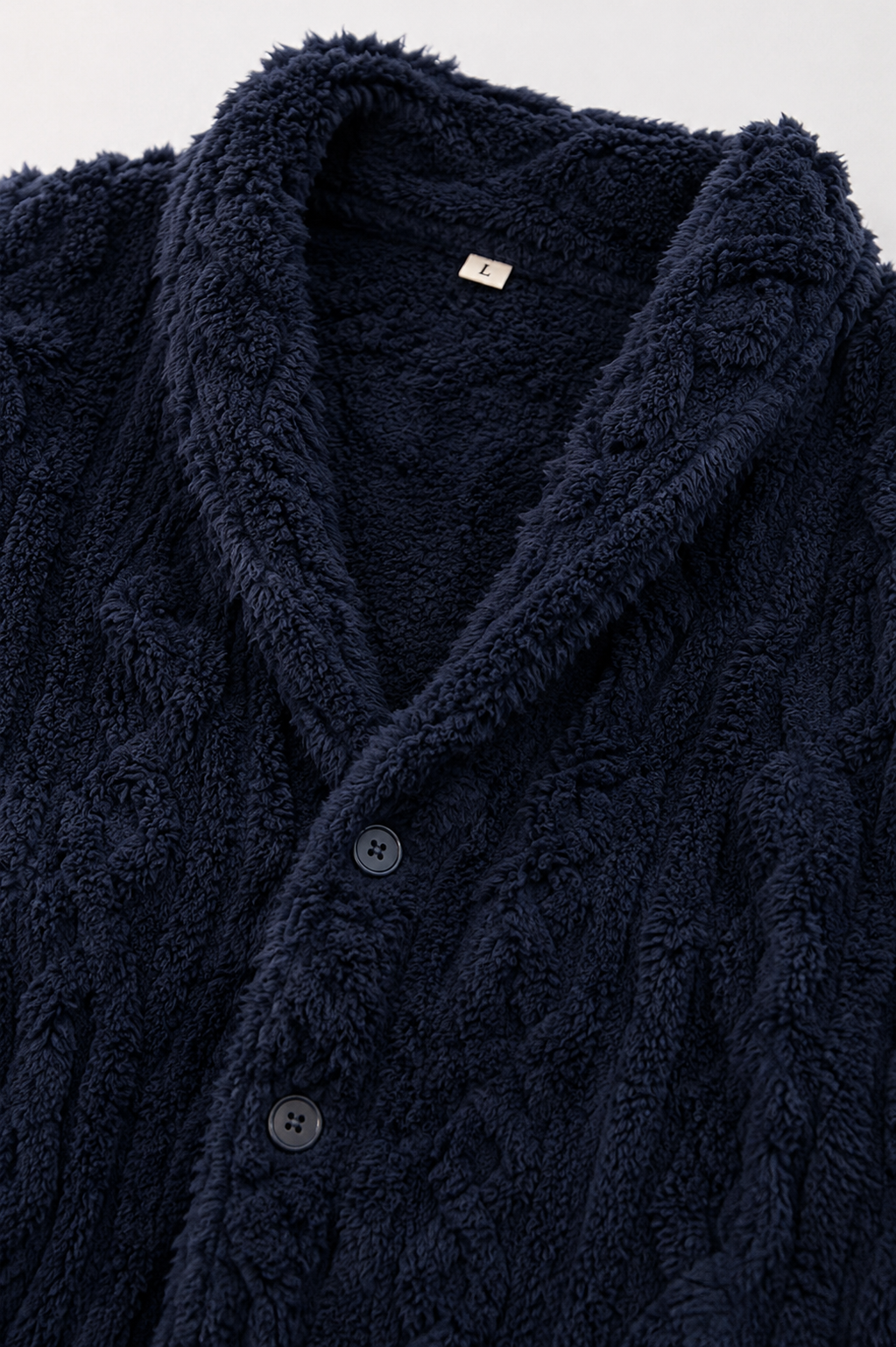 Pyjama polaire homme | Col V boutonné