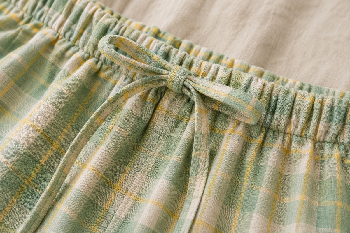 Short de pyjama à carreaux femme | Calie