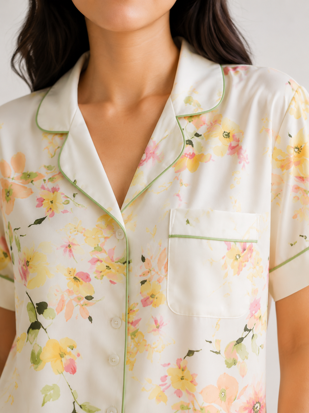 Ensemble pyjama femme | Imprimé fleurs