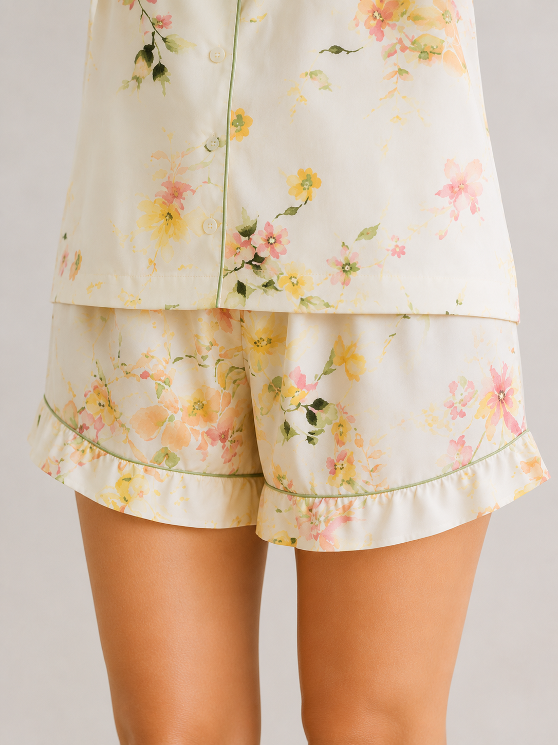 Ensemble pyjama femme | Imprimé fleurs