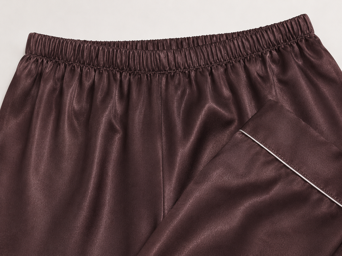 Pyjama en soie homme long | Élégance