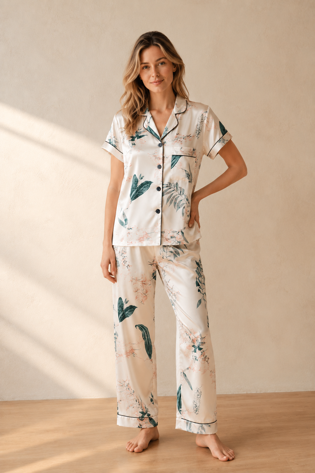 Pyjama en pure soie femme | Poline