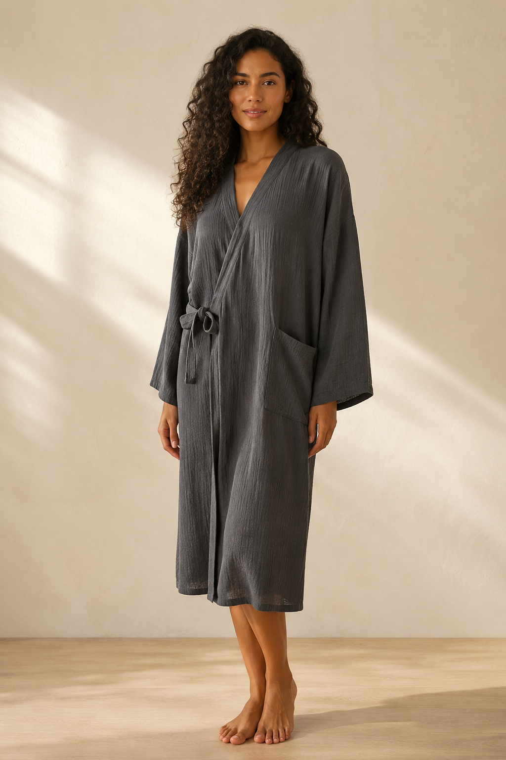 Pyjama kimono long femme | Luna