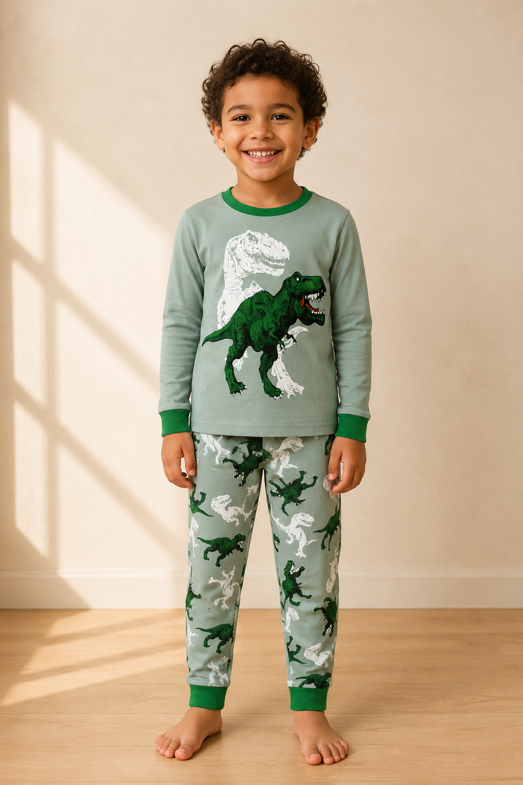 Pyjama coton enfant | Dinosaure