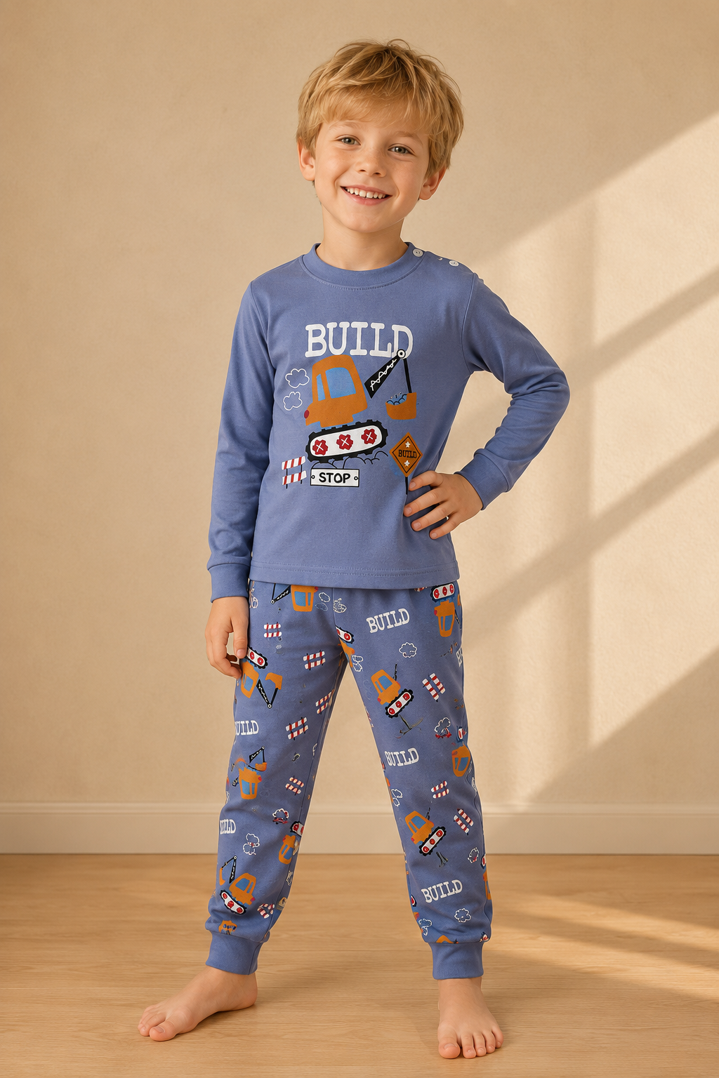 Pyjama coton garçon | Chantier