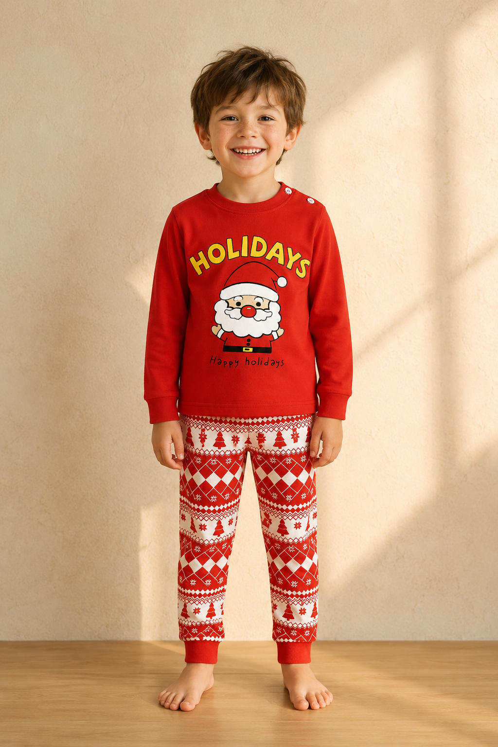 Pyjama coton garçon | Noël