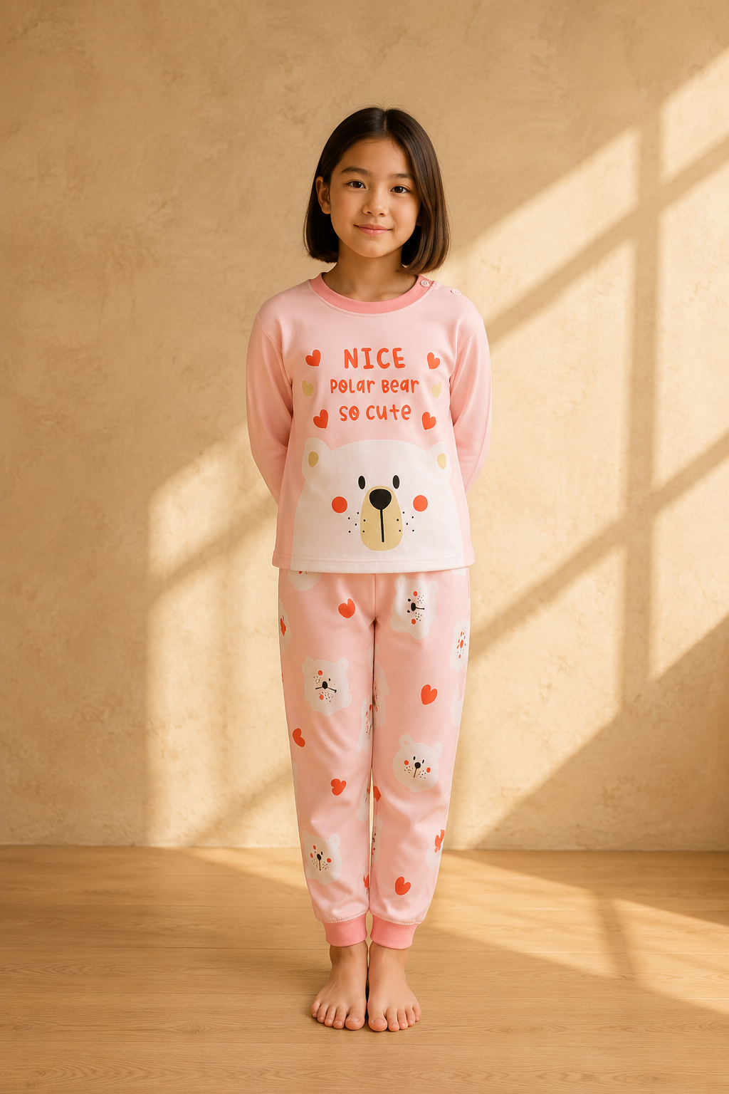 Pyjama coton fille | Élina