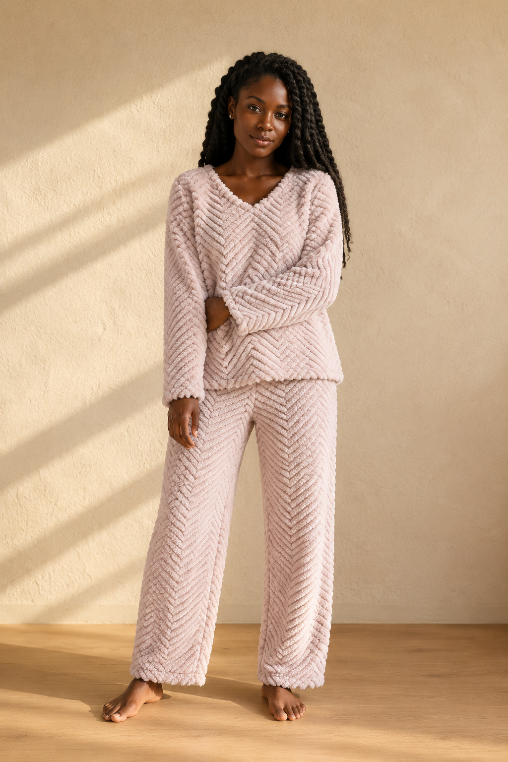 Ensemble pyjama polaire femme | Brume