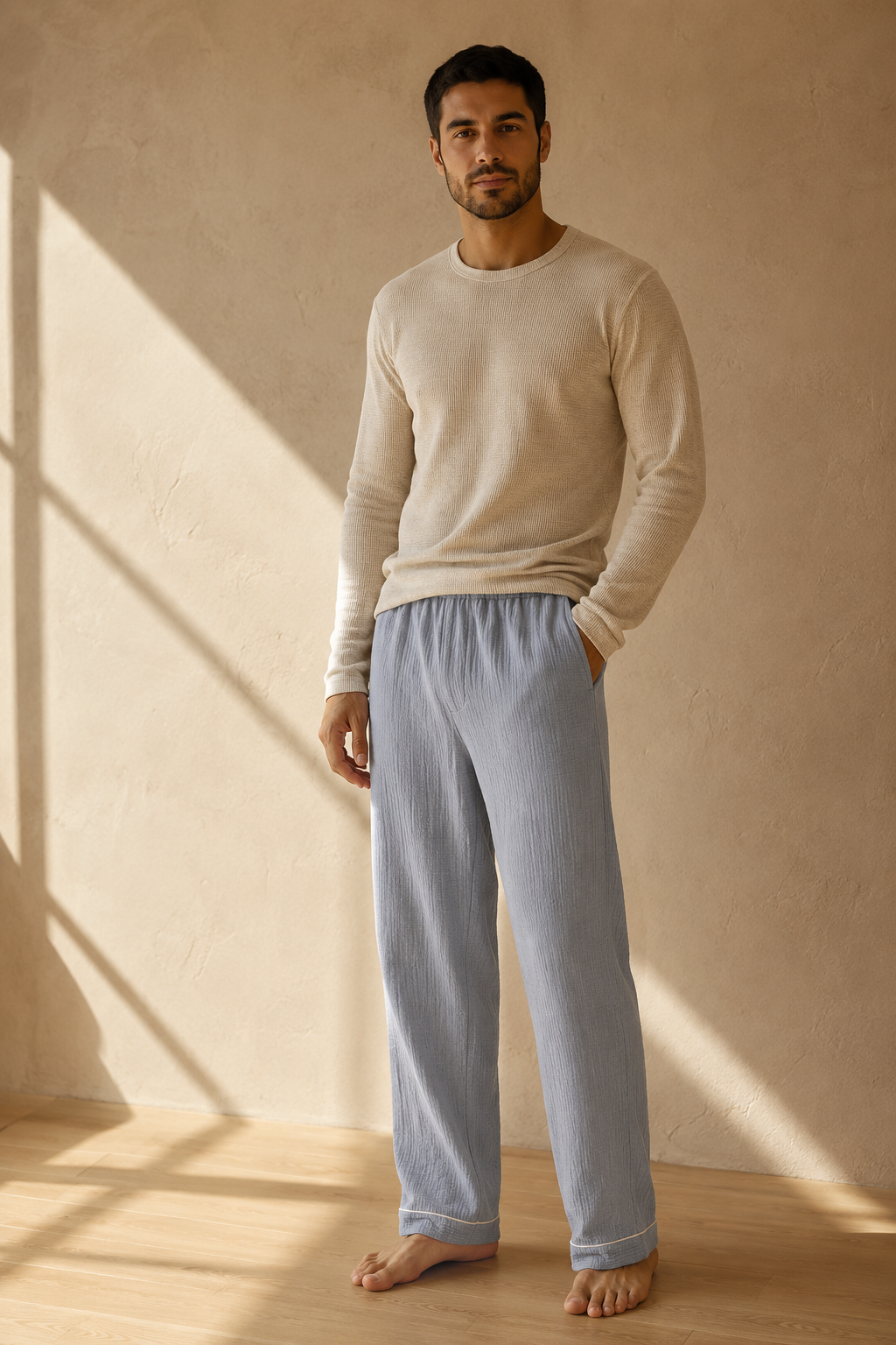 Pantalon de pyjama homme en coton | Berne