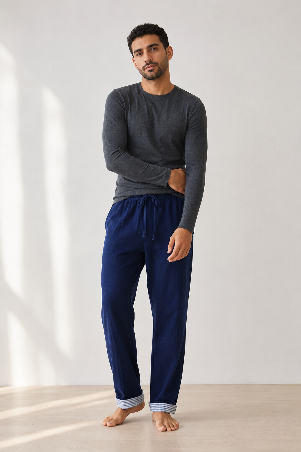 Pantalon de pyjama en coton homme | Escale