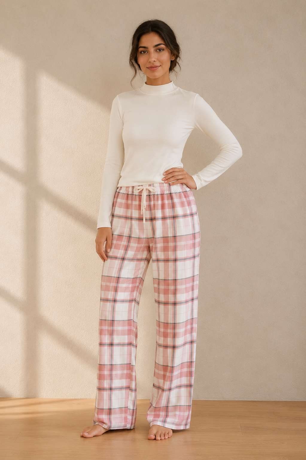 Pantalon de pyjama à carreaux femme | Sacha
