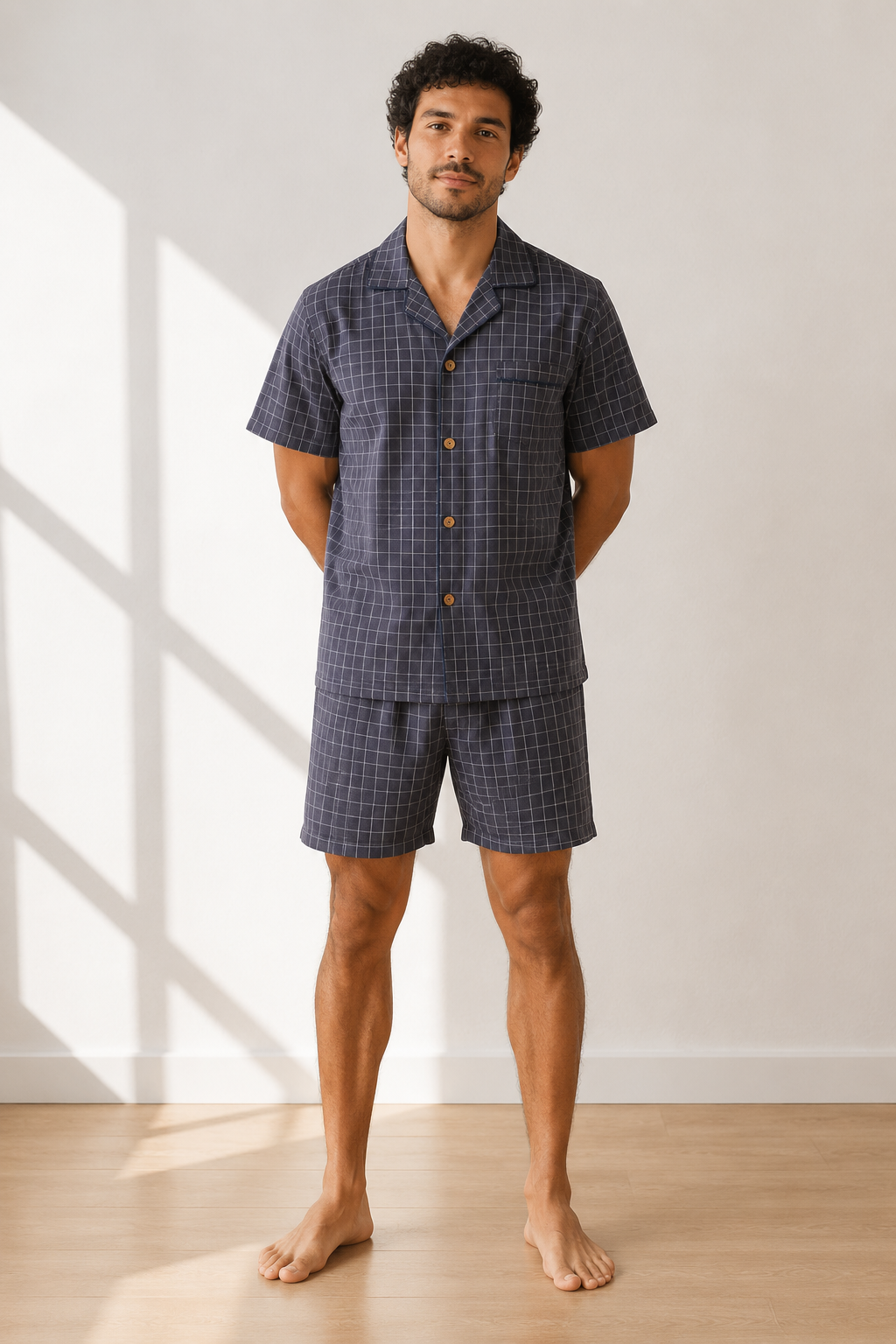 Pyjama court en coton homme | Nautic