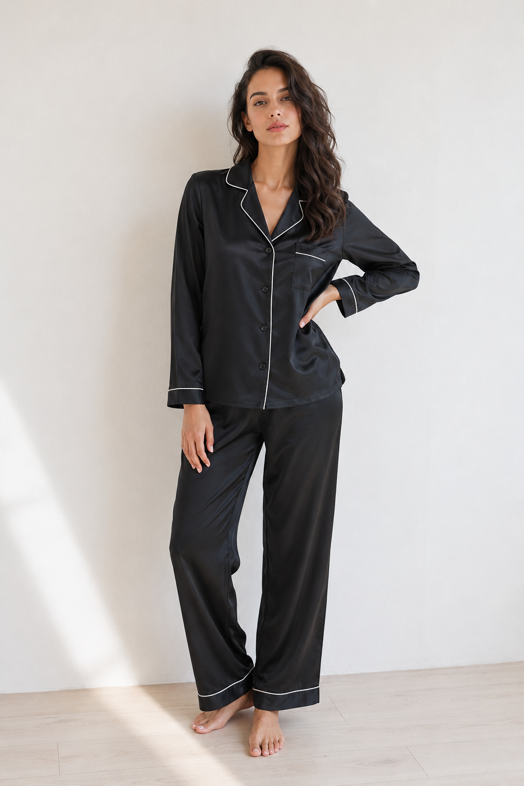 Pyjama en soie naturelle femme | Opaline