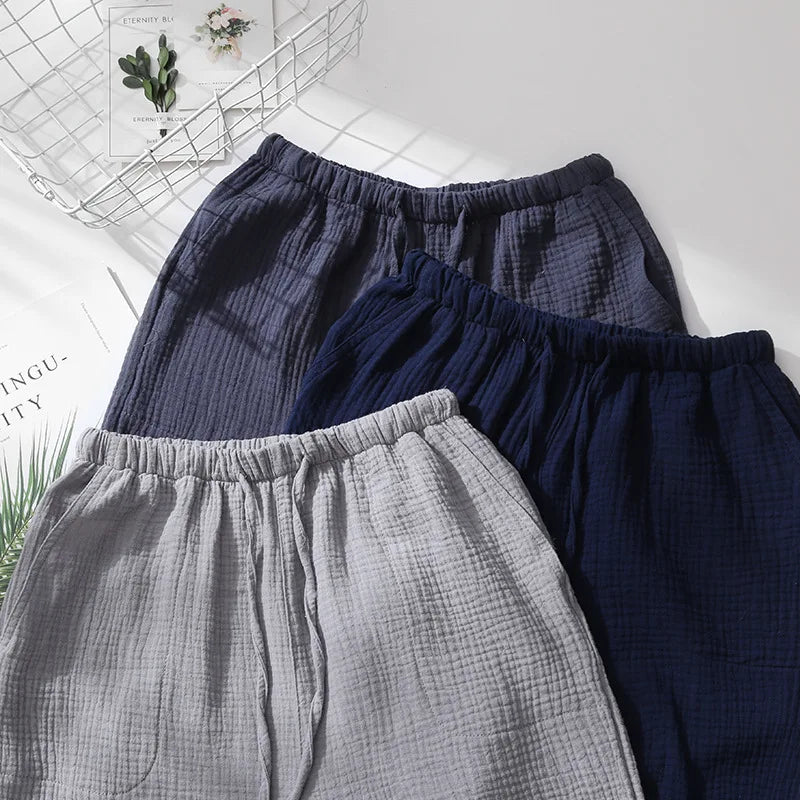 Short de pyjama en coton homme | Azura