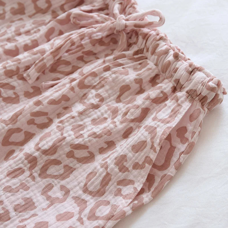 Pantalon de pyjama imprimé léopard femme | Safari