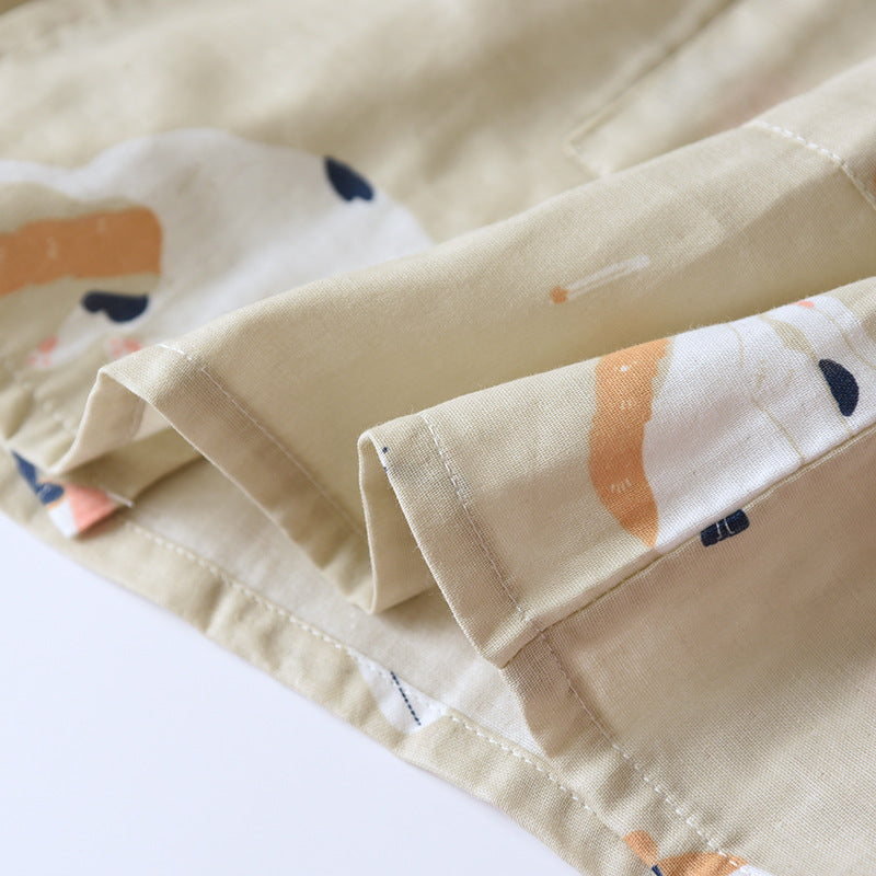 Pyjama kimono homme | Imprimé chat