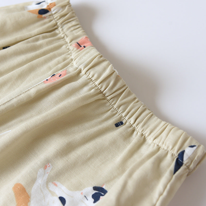 Pyjama kimono homme | Imprimé chat