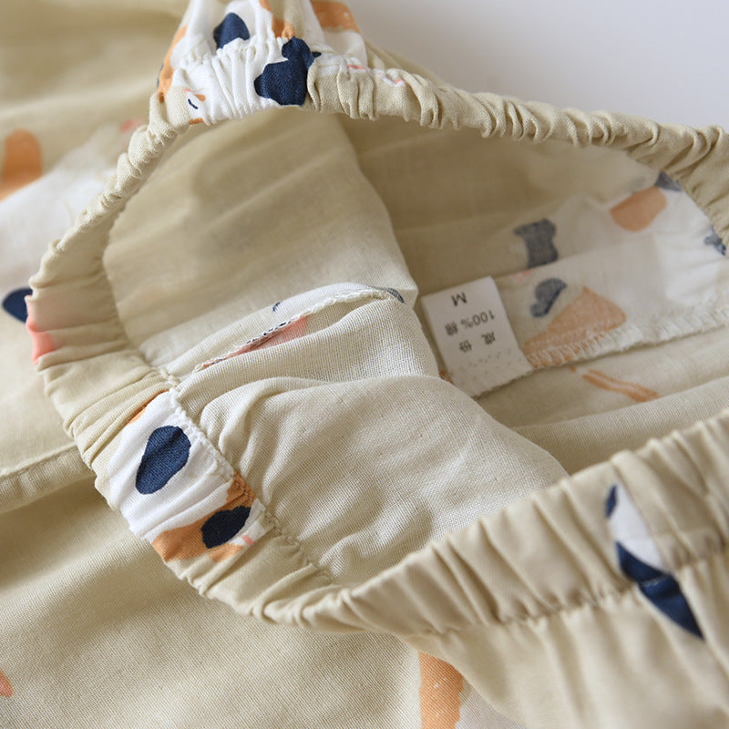 Pyjama kimono homme | Imprimé chat