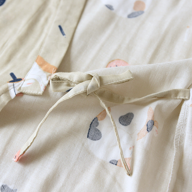 Pyjama kimono homme | Imprimé chat