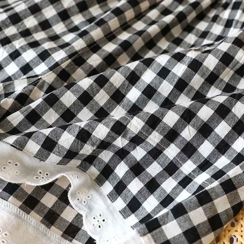 Short de pyjama à carreaux femme | Soline