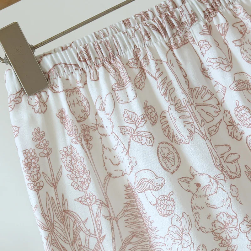 Pyjama court en coton femme | Hana