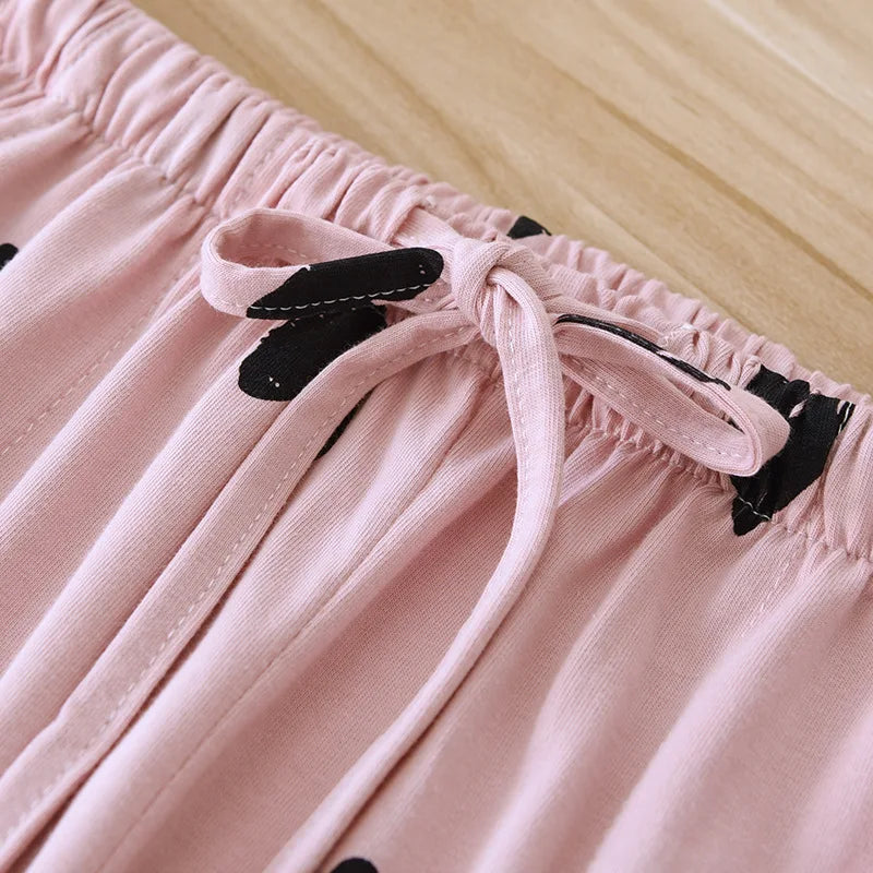 Pantalon de pyjama femme | Imprimé cœur