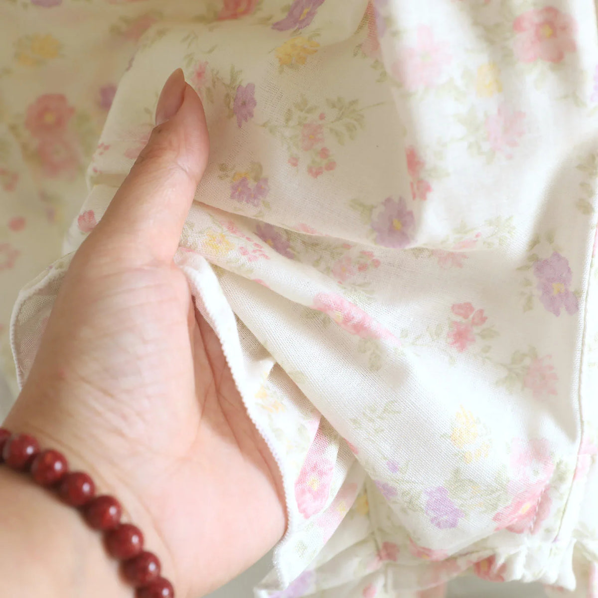 Short de pyjama en coton femme | Imprimé Floral