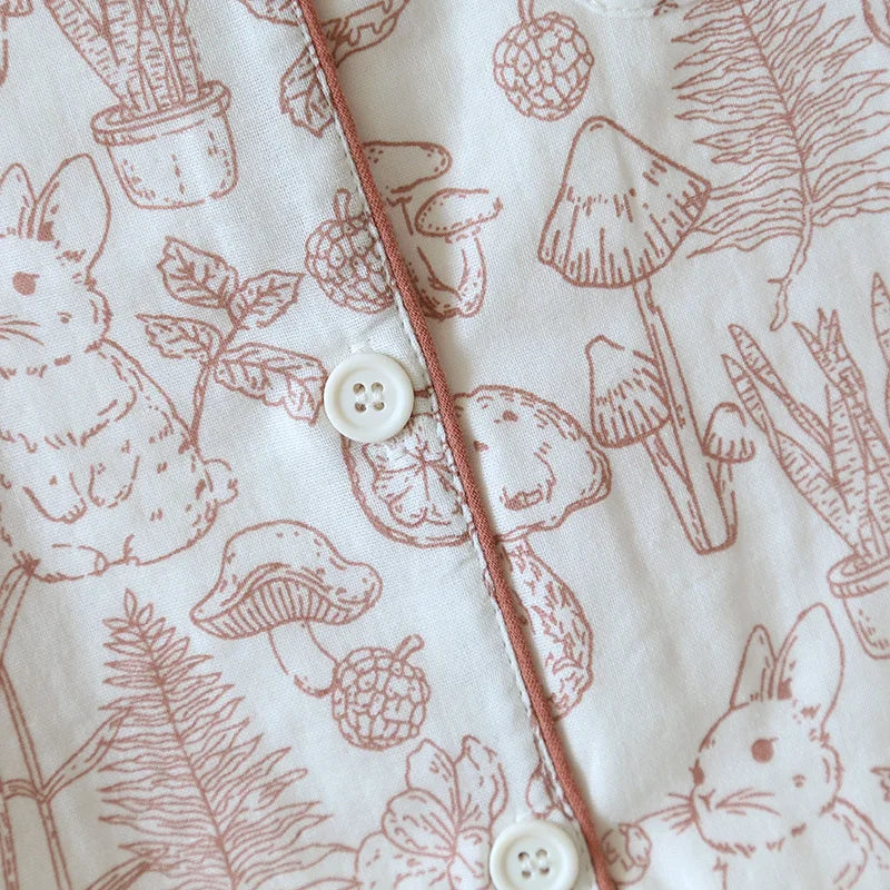 Pyjama court en coton femme | Hana