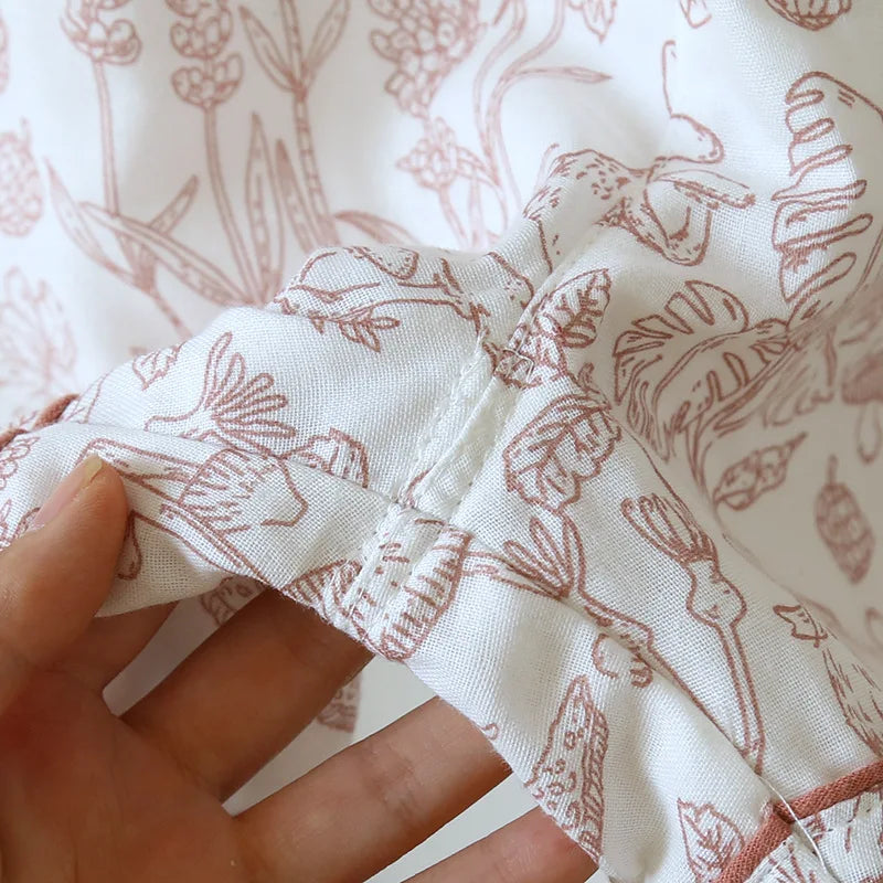 Pyjama court en coton femme | Hana