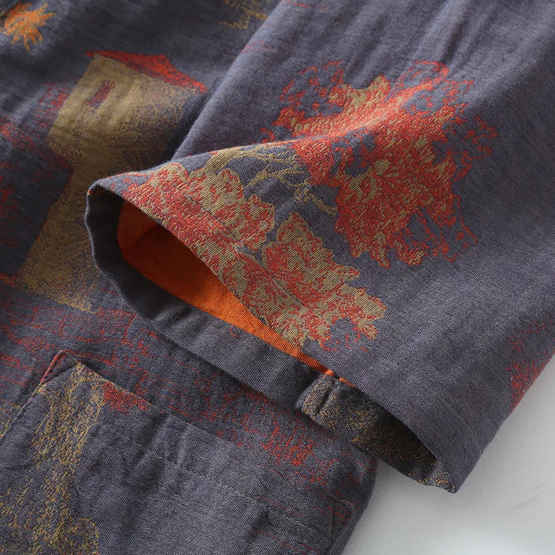 Pyjama kimono en coton homme | Saka