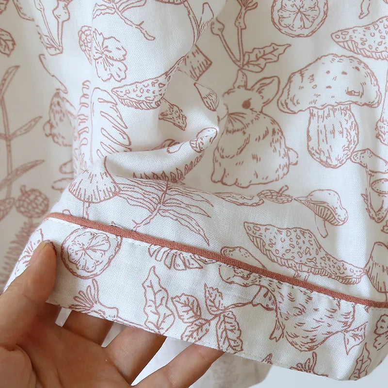 Pyjama court en coton femme | Hana