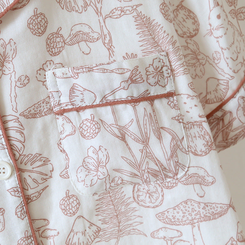 Pyjama court en coton femme | Hana