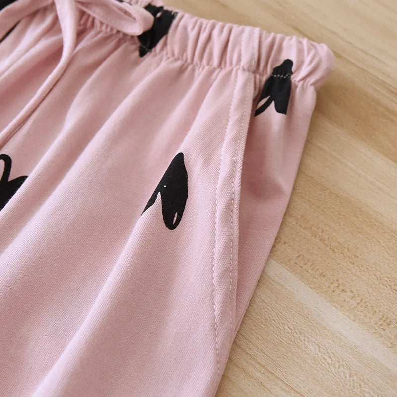 Pantalon de pyjama femme | Imprimé cœur
