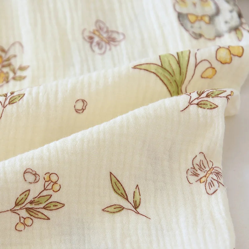 Haut de pyjama femme manches longues | Imprimé Nature