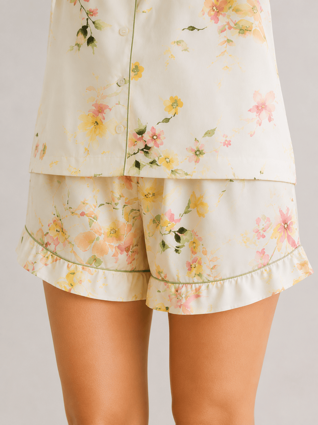 Ensemble pyjama femme | Imprimé fleurs