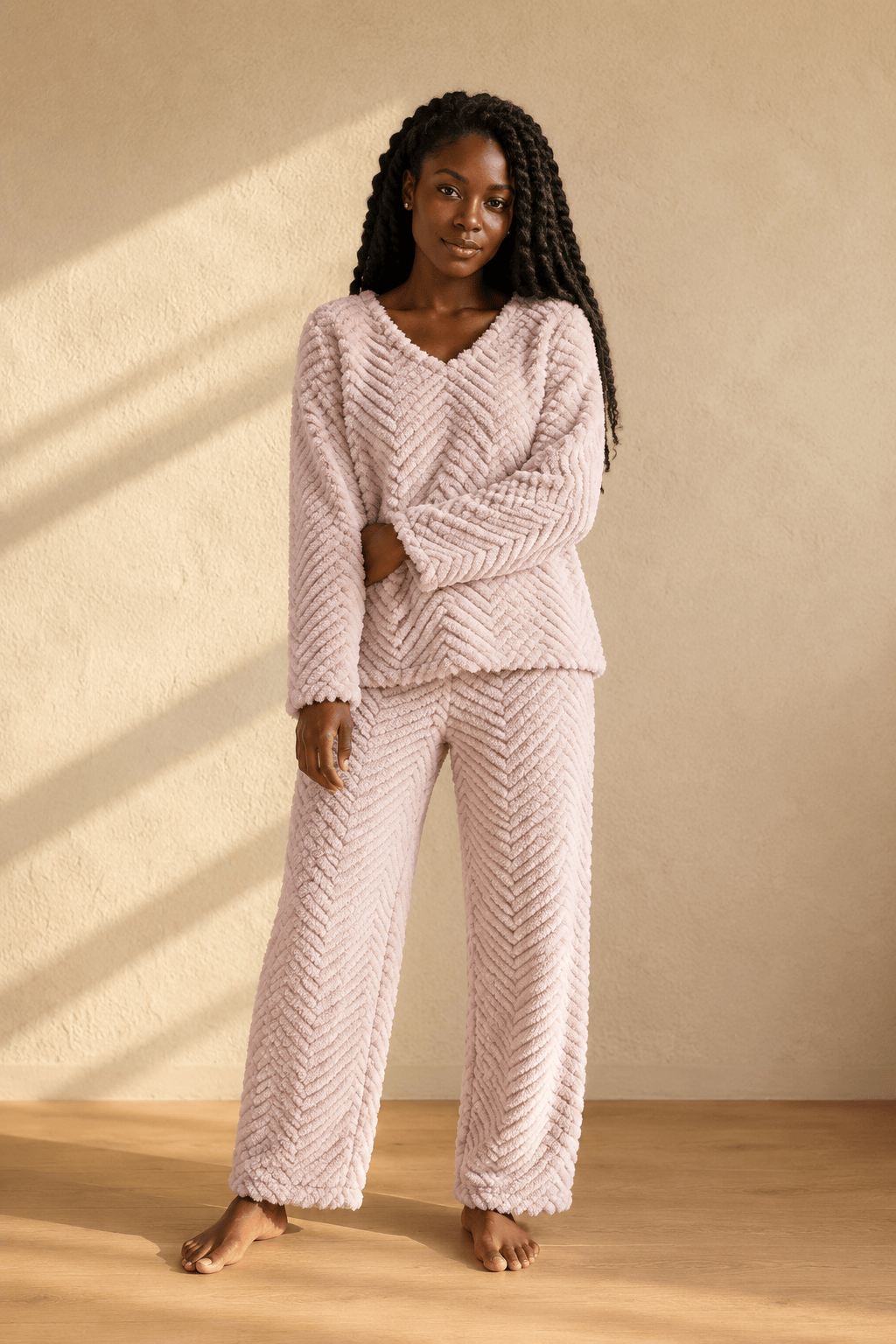 Ensemble pyjama polaire femme | Brume