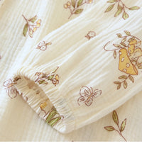 Haut de pyjama femme manches longues | Imprimé Nature