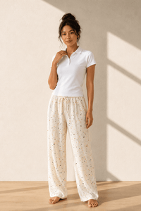 Pantalon de pyjama en coton femme | Champêtre