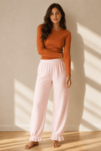 Pantalon de pyjama en coton femme | Velune