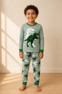 Pyjama coton enfant | Dinosaure