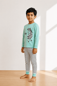 Pyjama coton garçon | Léo