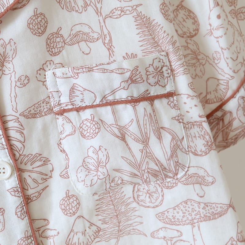 Pyjama court en coton femme | Hana