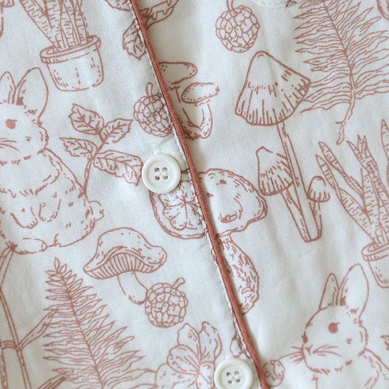 Pyjama court en coton femme | Hana