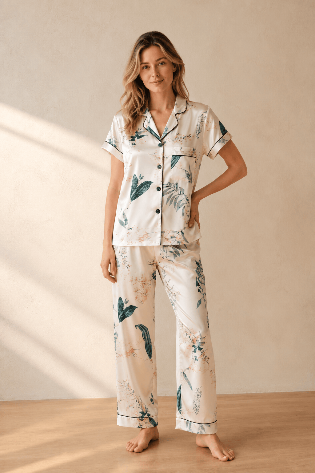 Pyjama en pure soie femme | Poline