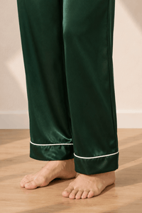 Pyjama en soie grande taille femme | Isya