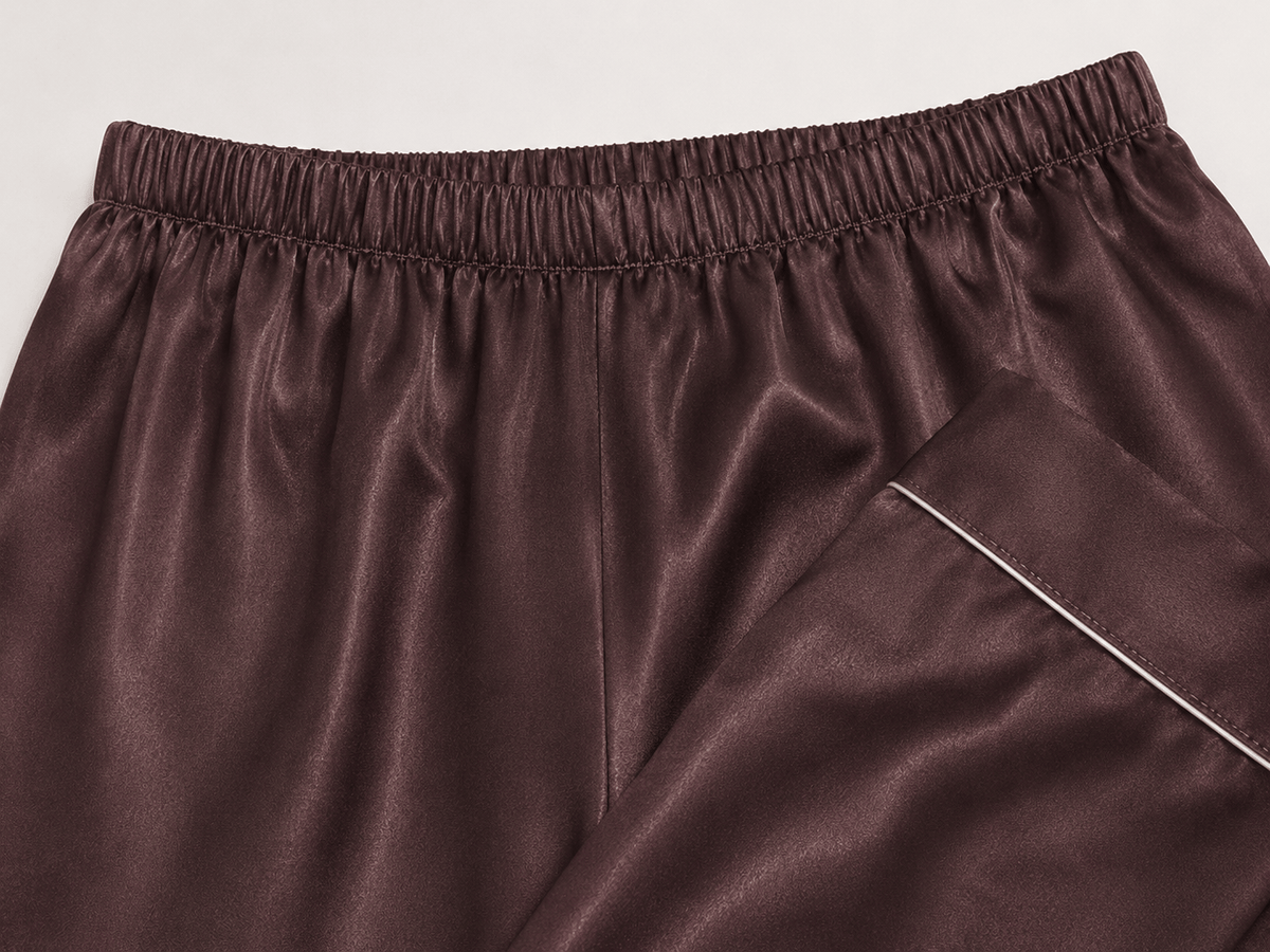 Pyjama en soie homme long | Élégance