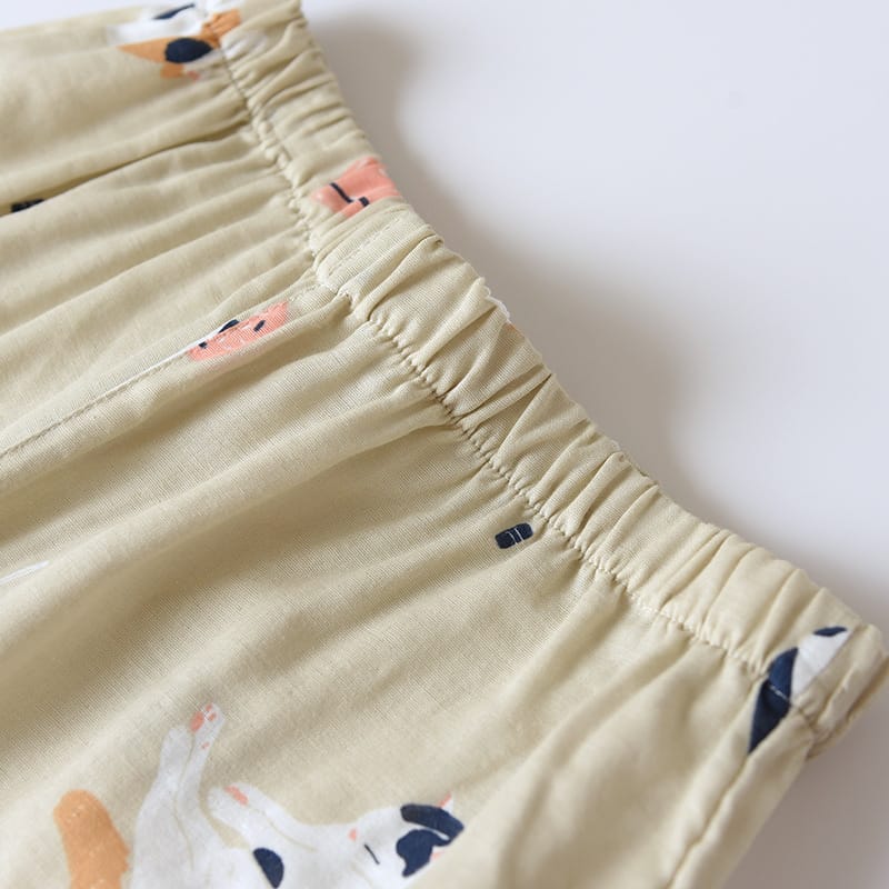 Pyjama kimono homme | Imprimé chat