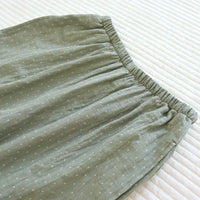 Pyjama long en coton femme | Imprimé points
